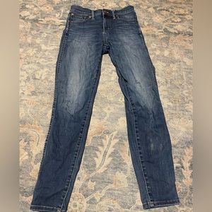 Madewell 10 inch high rise skinny jeans size 26